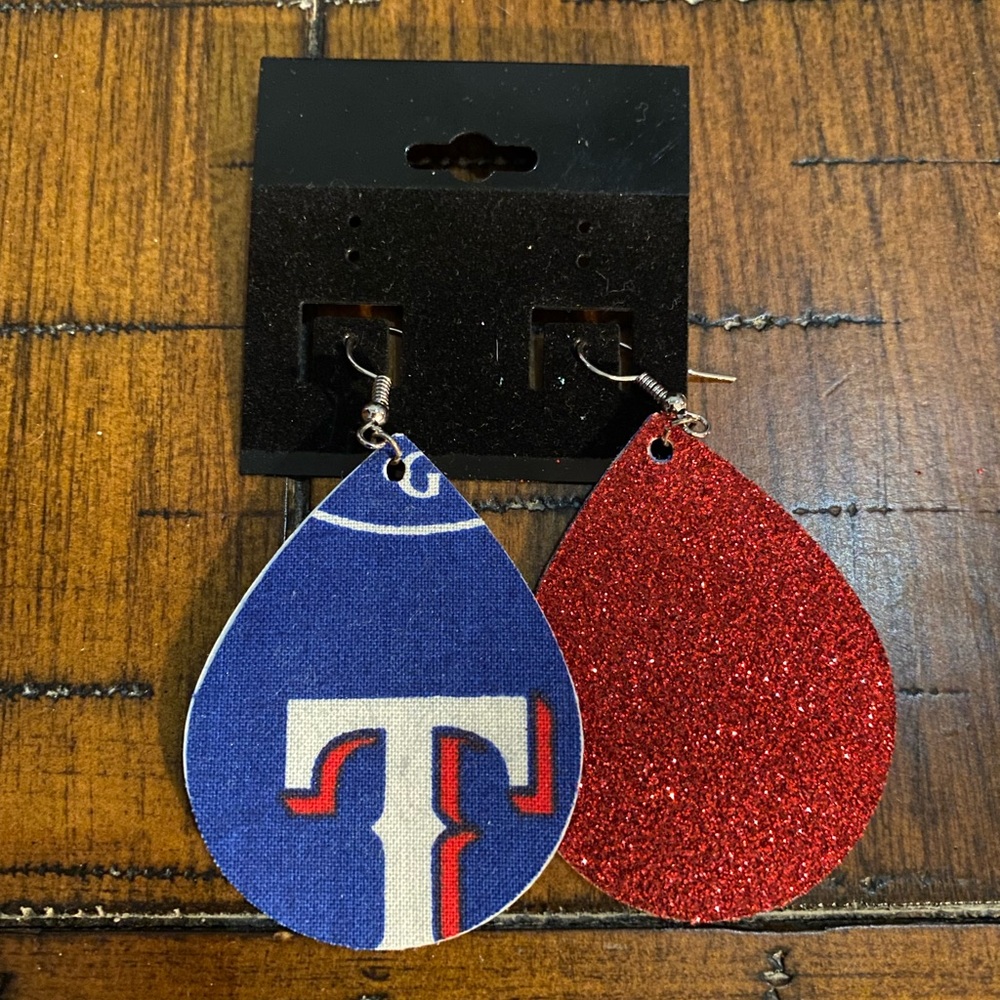 Texas Rangers Earrings